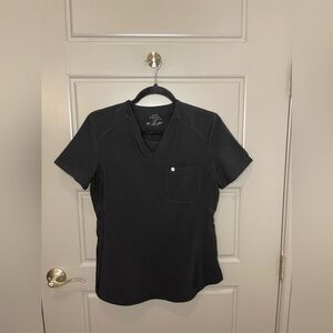 Cherokee Infinity Black Small Scrub Top